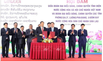 Dien Bien steps up friendship, cooperation with northern Lao localities 